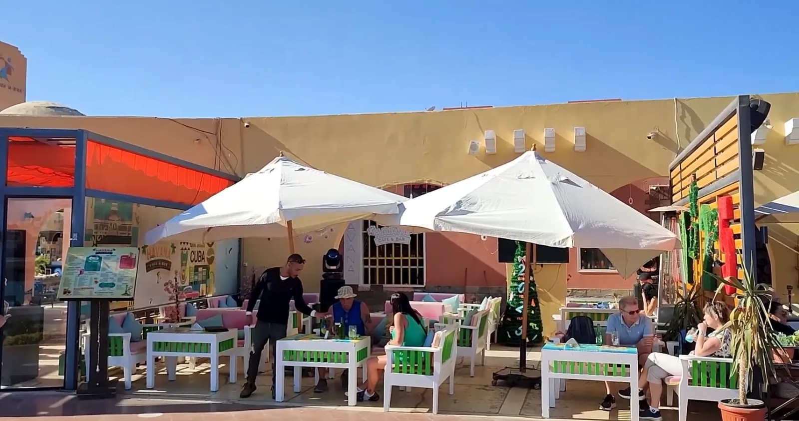 Havana Restaurant & Cafe, inside the El Souq shopping area.