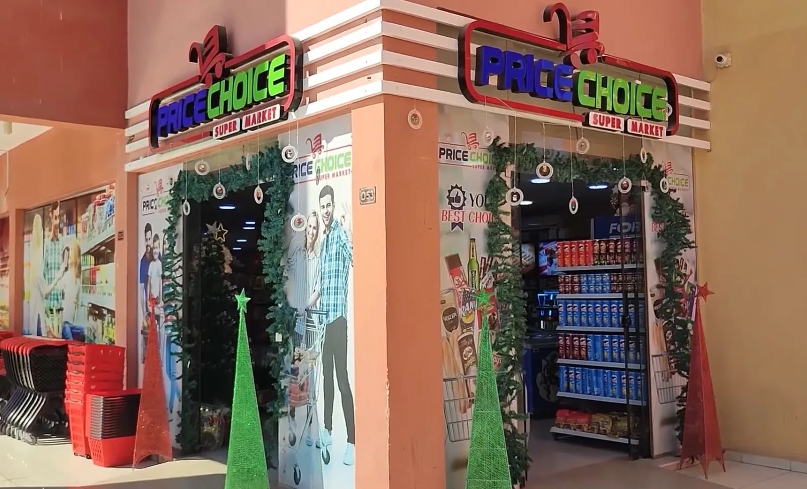 Price Choice Supermarket at Hurghada Marina.