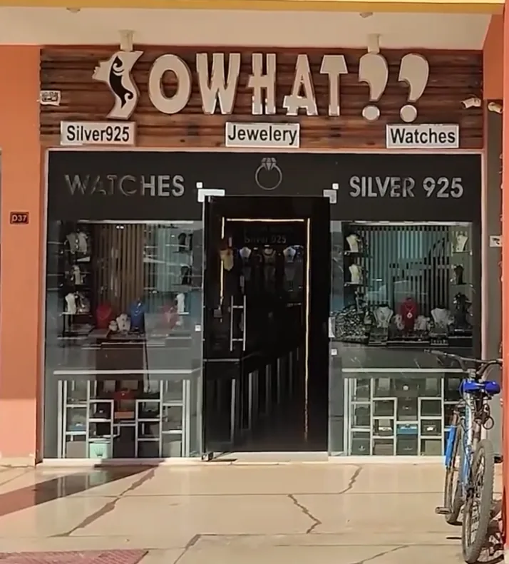 So What jewelry and watch shop inside El Souq.